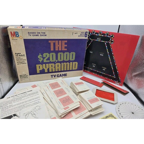 Vintage 1978 The $20,000 Pyramid Board Game Incomplete Great For Replacement Pcs - Picture 4 of 16